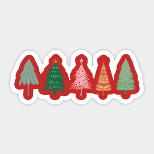 Christmas Trees Sticker